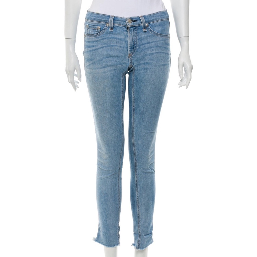 Rag & Bone Low-Rise Straight Leg Jeans US 24